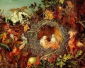 John Anster Fitzgerald Feen in einem Nest für Art